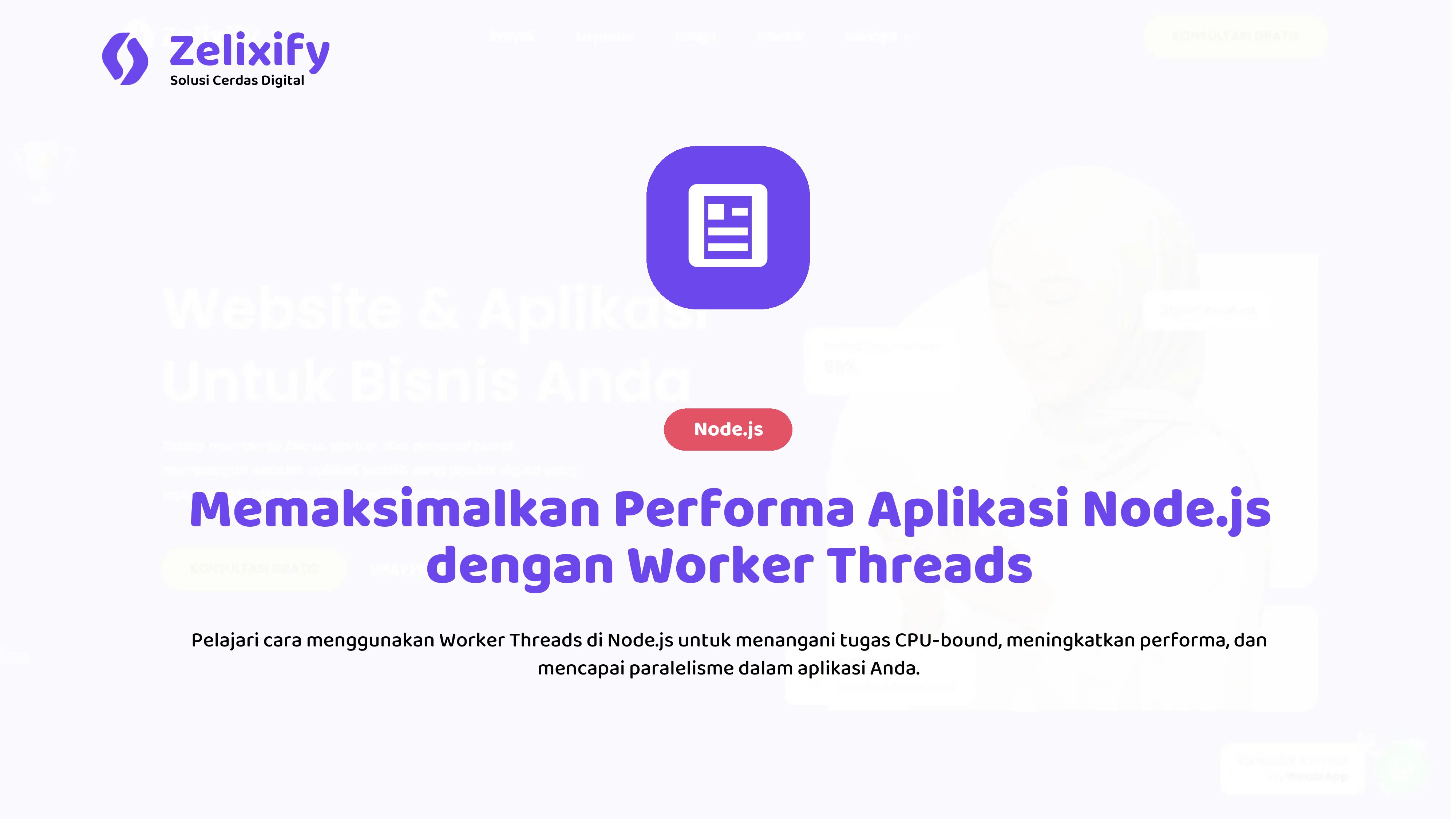 Memaksimalkan Performa Aplikasi Node.js dengan Worker Threads