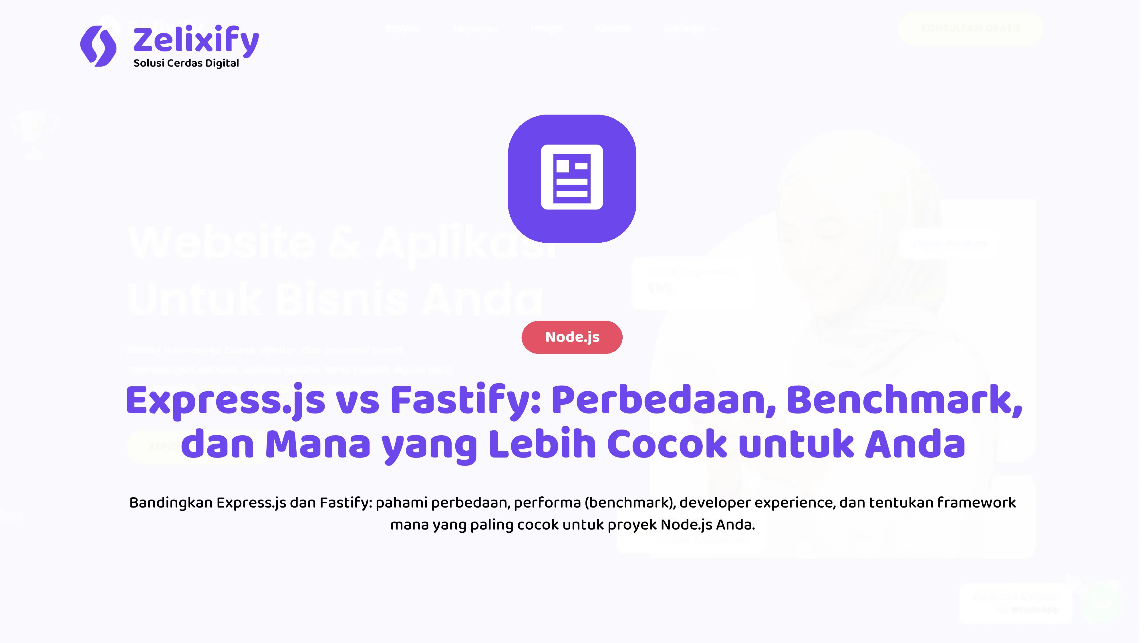 Express.js vs Fastify: Perbedaan, Benchmark, dan Mana yang Lebih Cocok untuk Anda