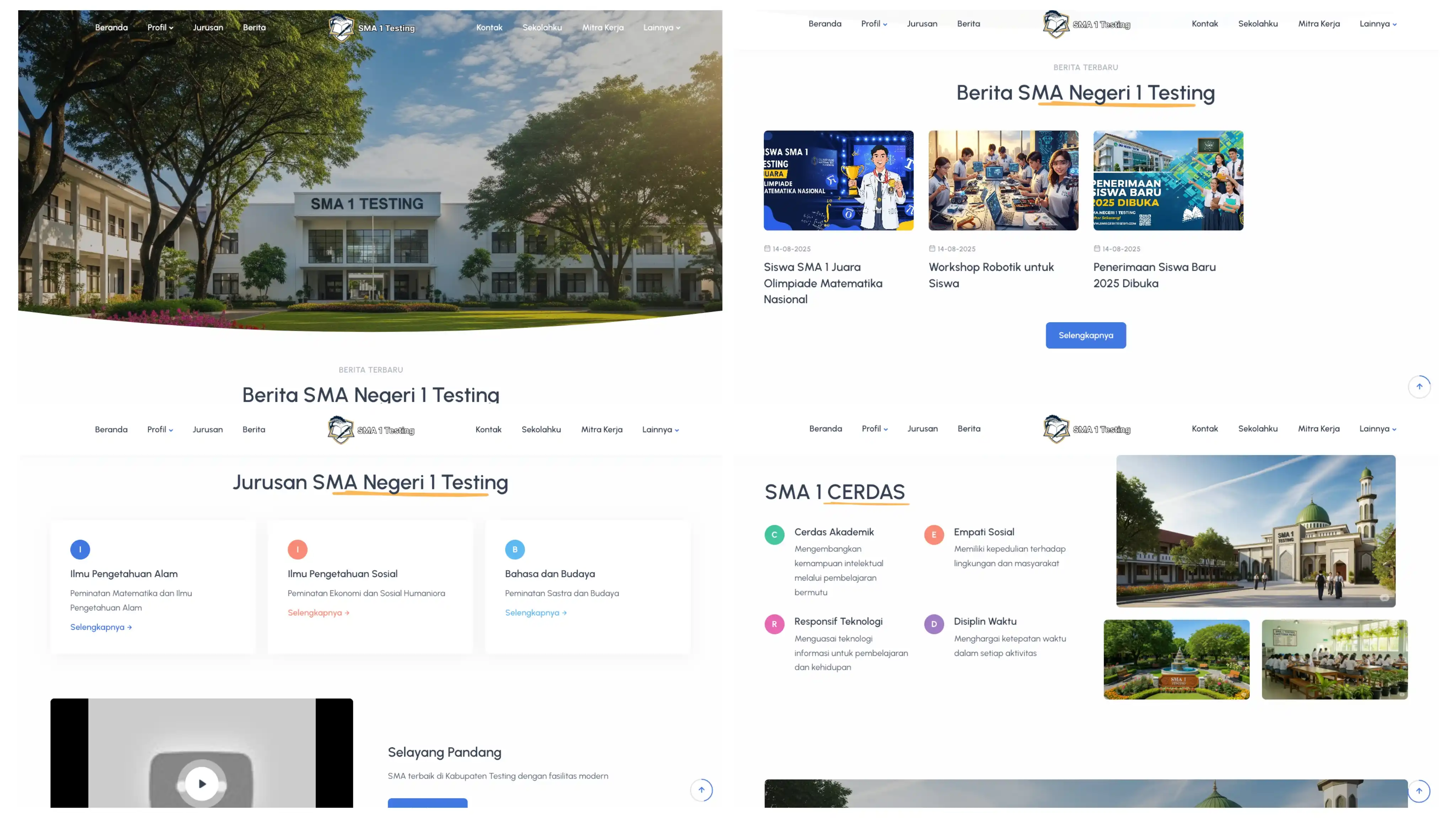 Source Code Website Sekolah V3