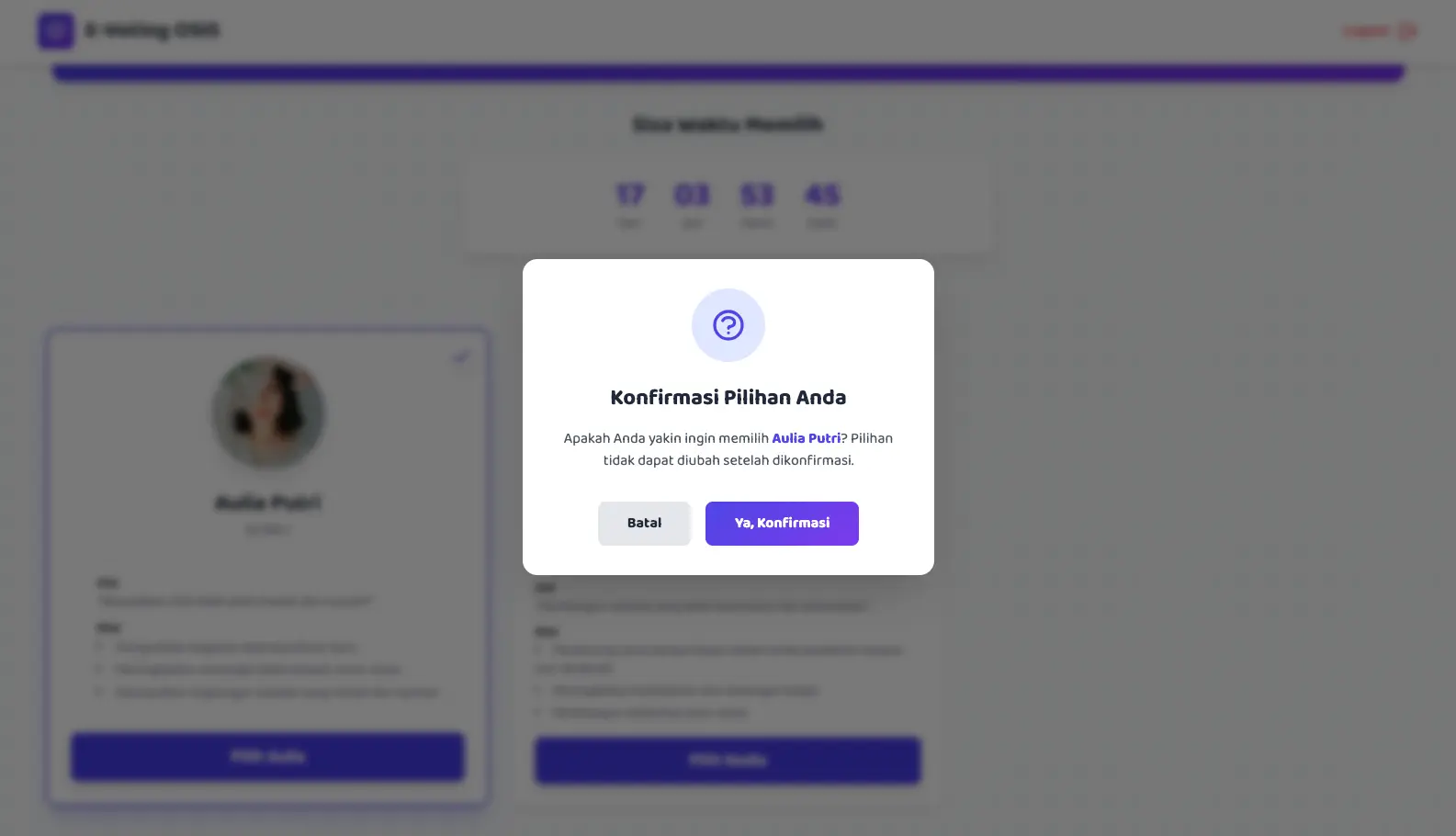 Dashboard Siswa