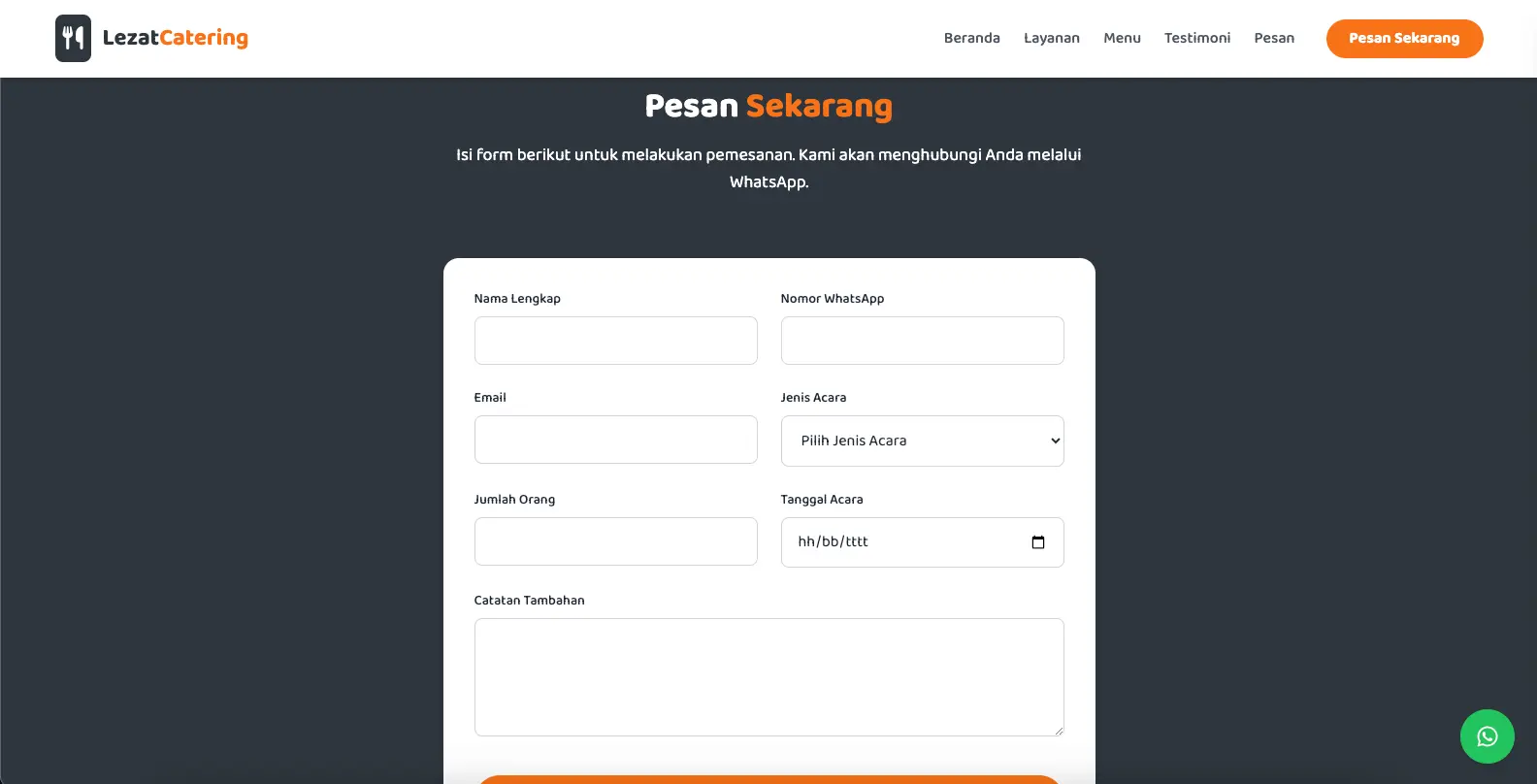 Landing Page