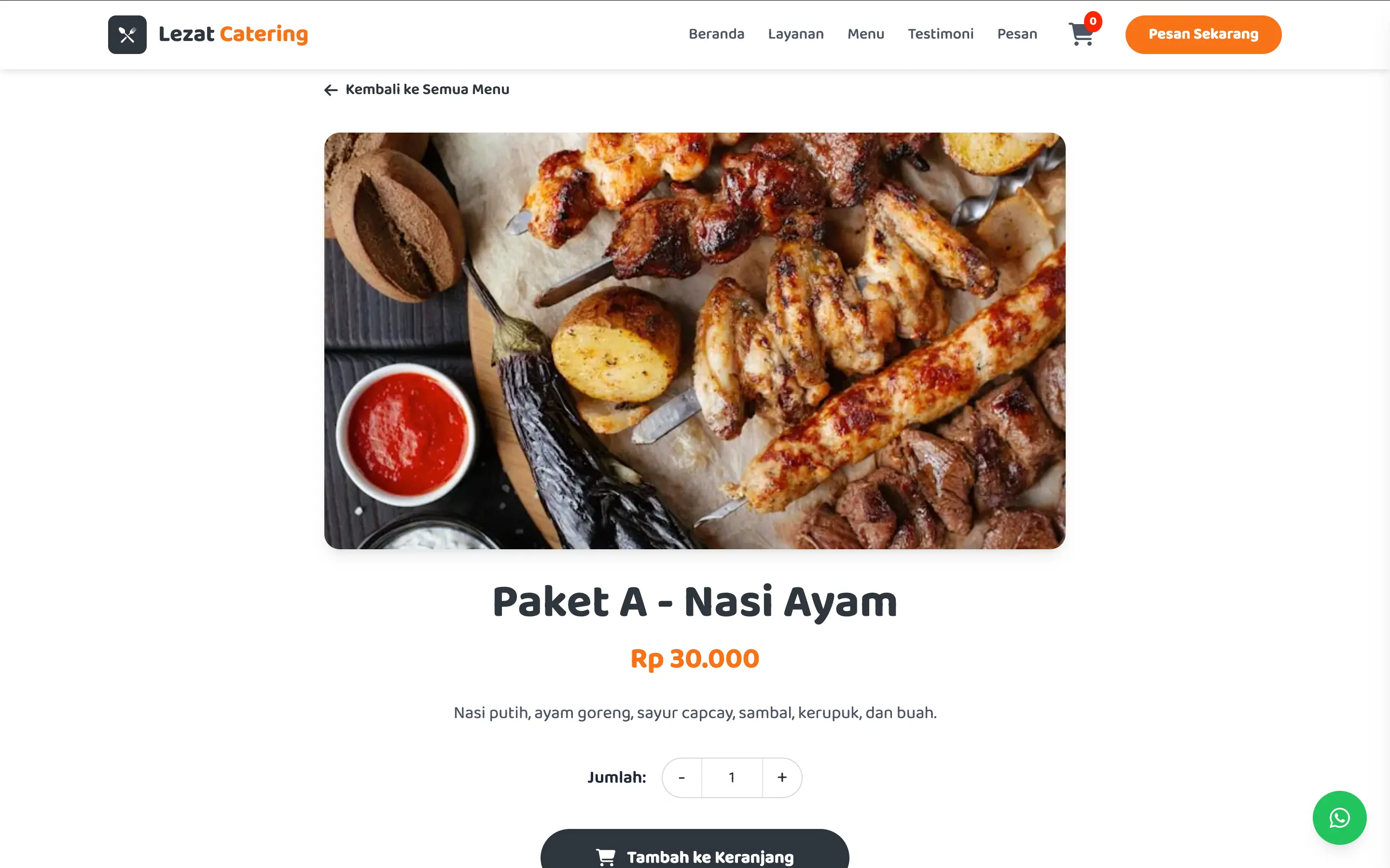 Detail Menu